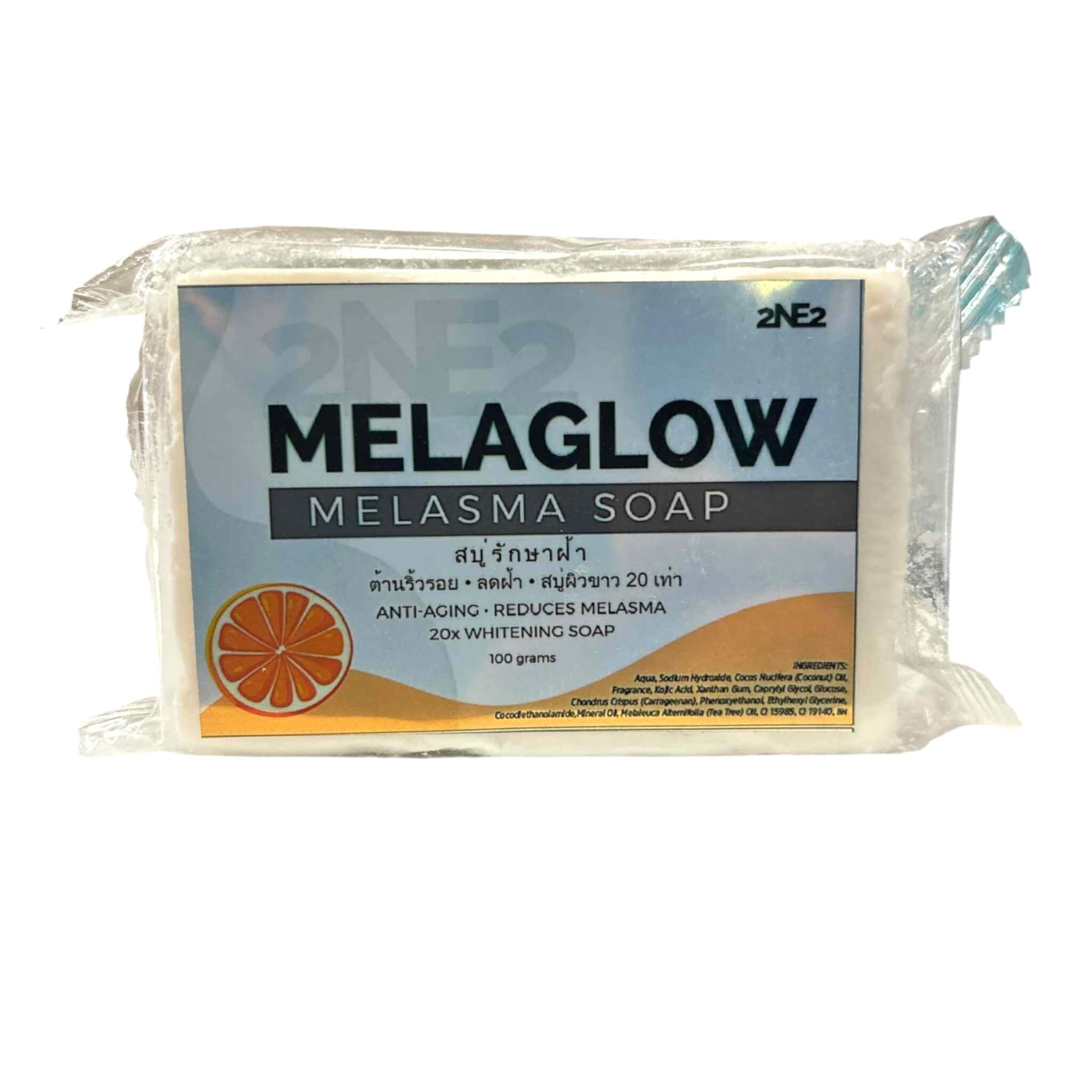 2NE2 Melaglow Melasma Soap 100g – Thai Skin Clarifying & Nourishing So – D Nelson Enterprises