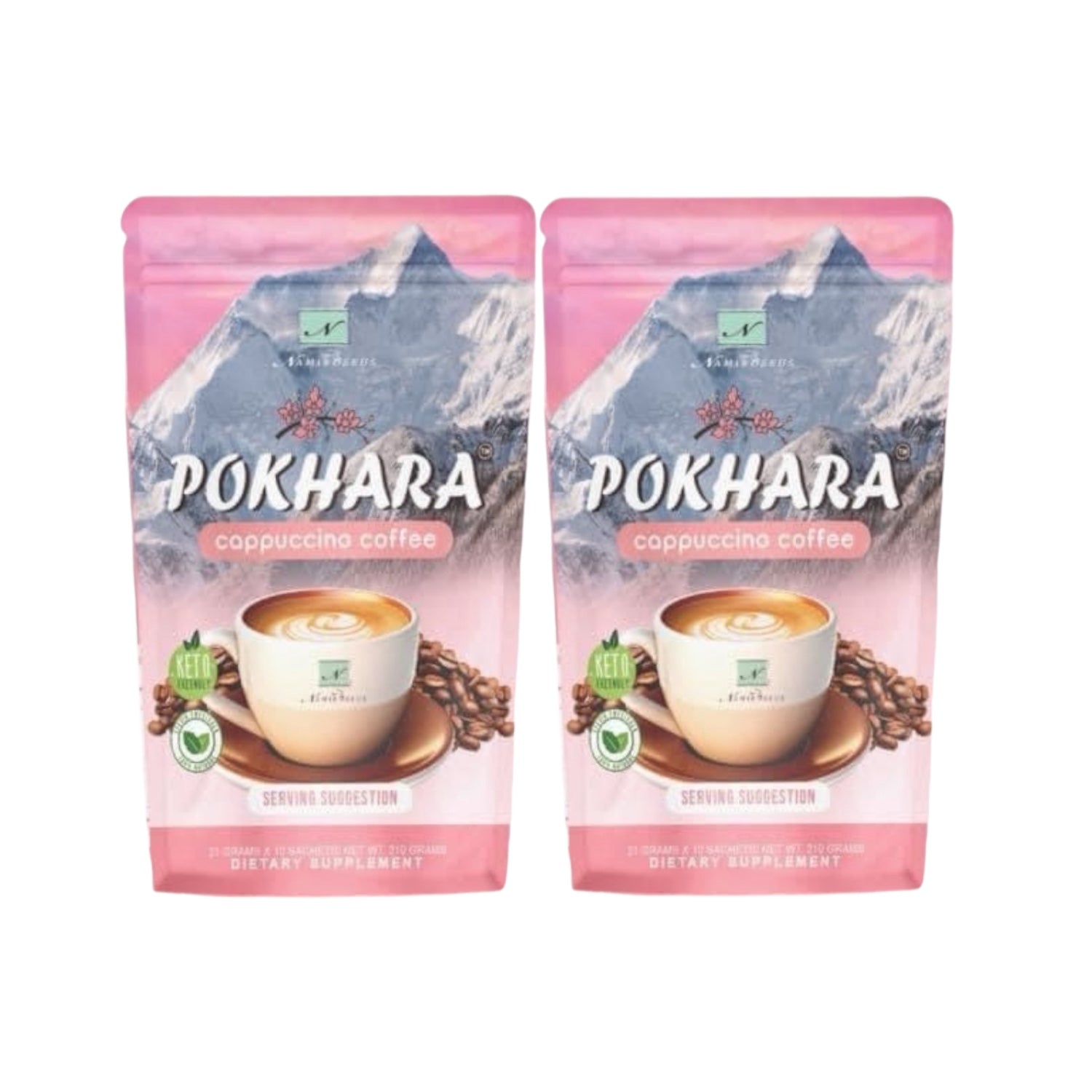 2 Packs Namiroseus POKHARA Cappuccino Coffee