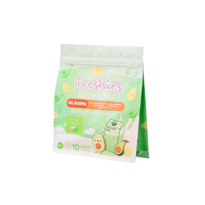 Freshies Avocado Milk Collagen Drink by Juju Glow, 10 Sachets