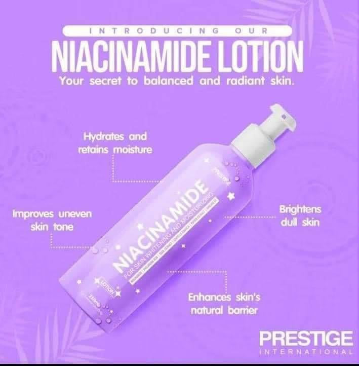 Prestige International Niacinamide Lotion 250ml - Skin Brightening & Moisturizing