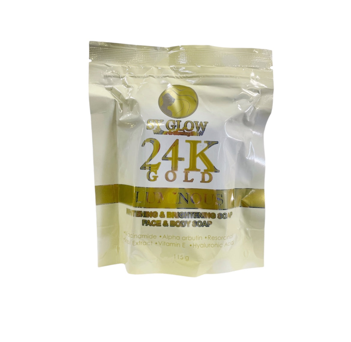 SY GLOW 24K Luminous Face & Body Soap 115 g | With Niacinamide, Alpha Arbutin, Snail Extract & Vitamin E | Hydrating Skin Bar for Radiant and ... SY GLOW 24K Luminous Face & Body Soap 115 g | With Niacinamide, Alpha Arbutin, Snail Extract & Vitamin E | Hydrating Skin Bar for Radiant and ...