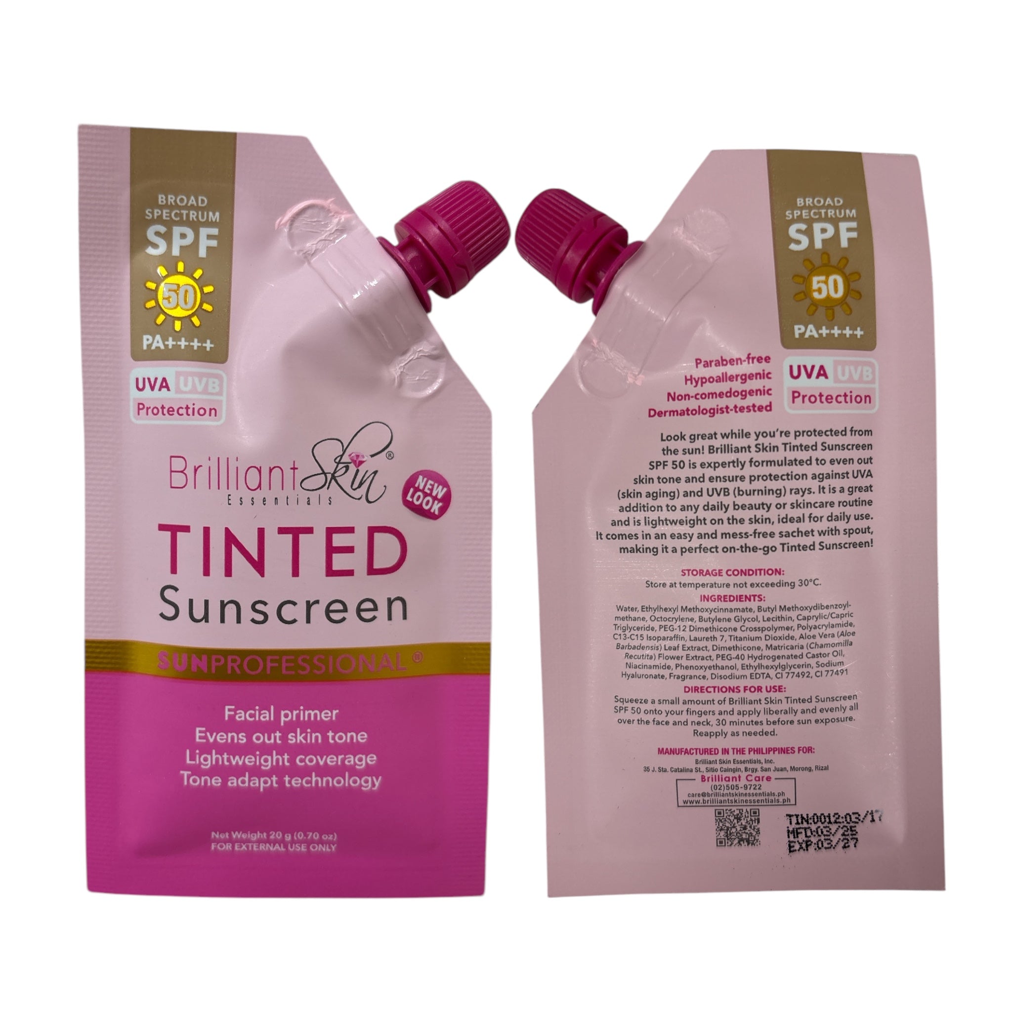 Brilliant Skin Essentials Tinted Sunscreen Primer, 20g SPF 50