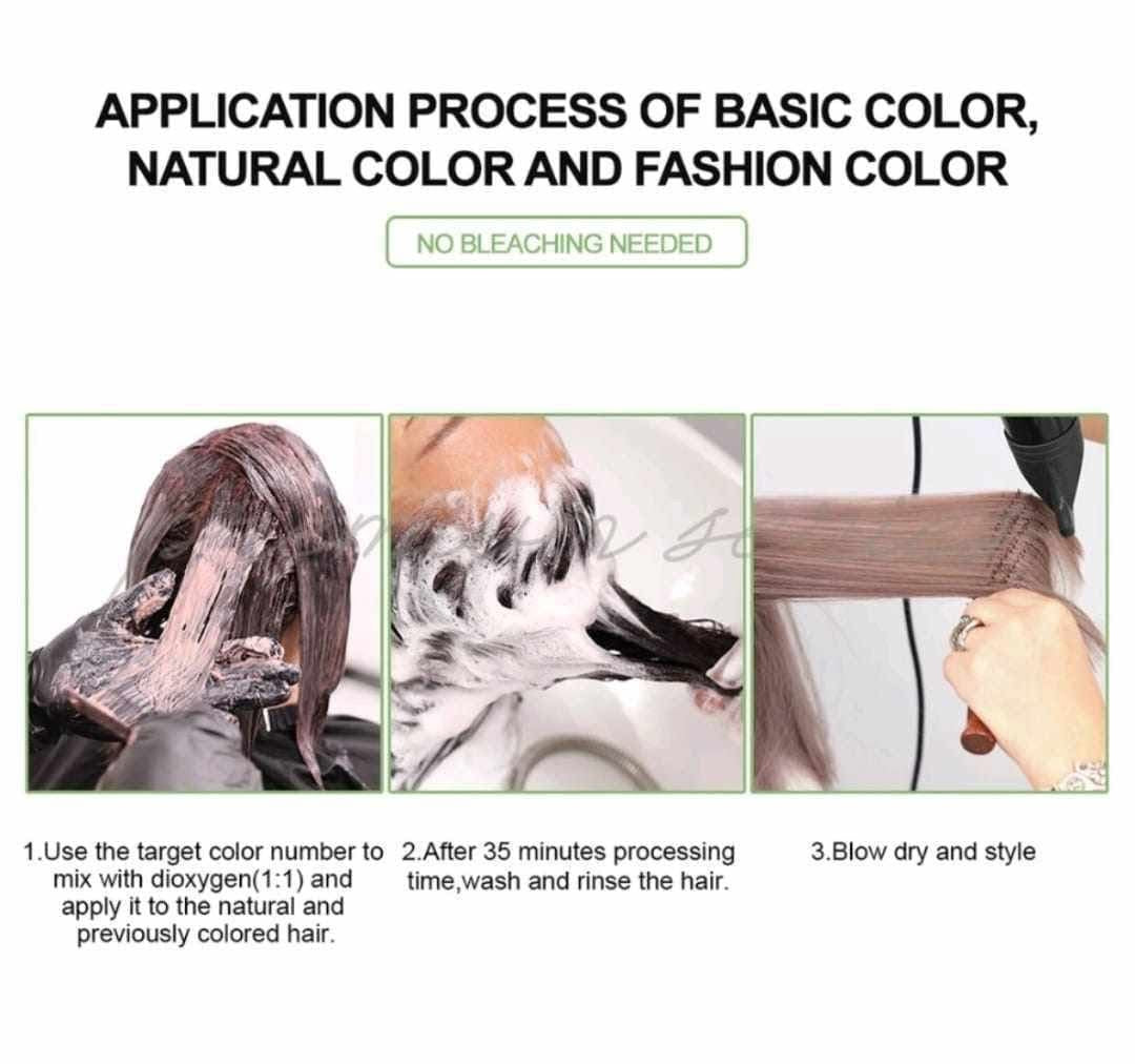 Bremod Premium Series Ash Blonde Hair Color Set Directions