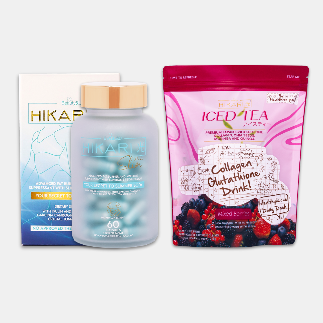 Beauty&U Hikari Slim Capsules & Iced Tea Bundle