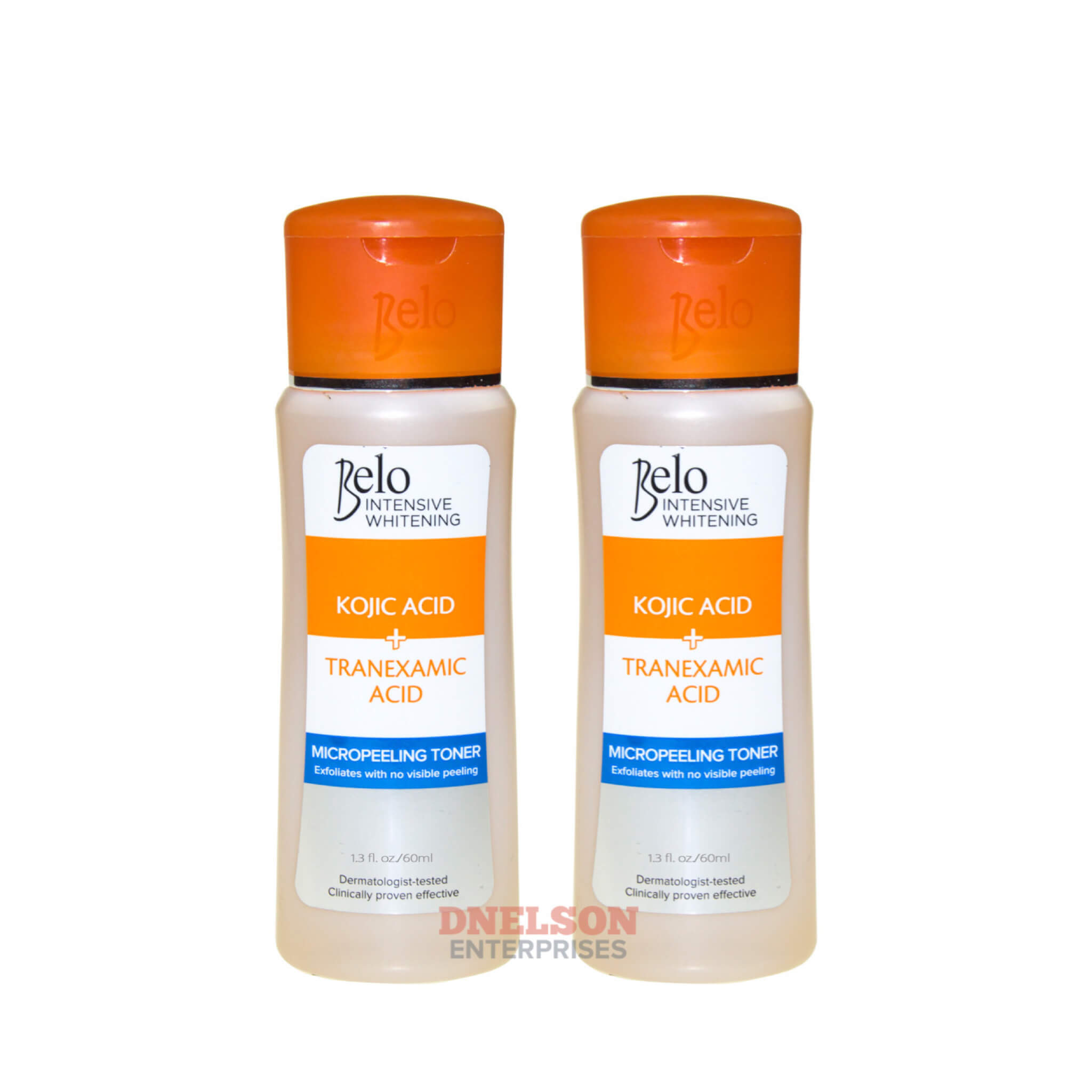 2 Bottles Belo Kojic & Tranexamic  Acid Micropeeling Toner 60ml Each