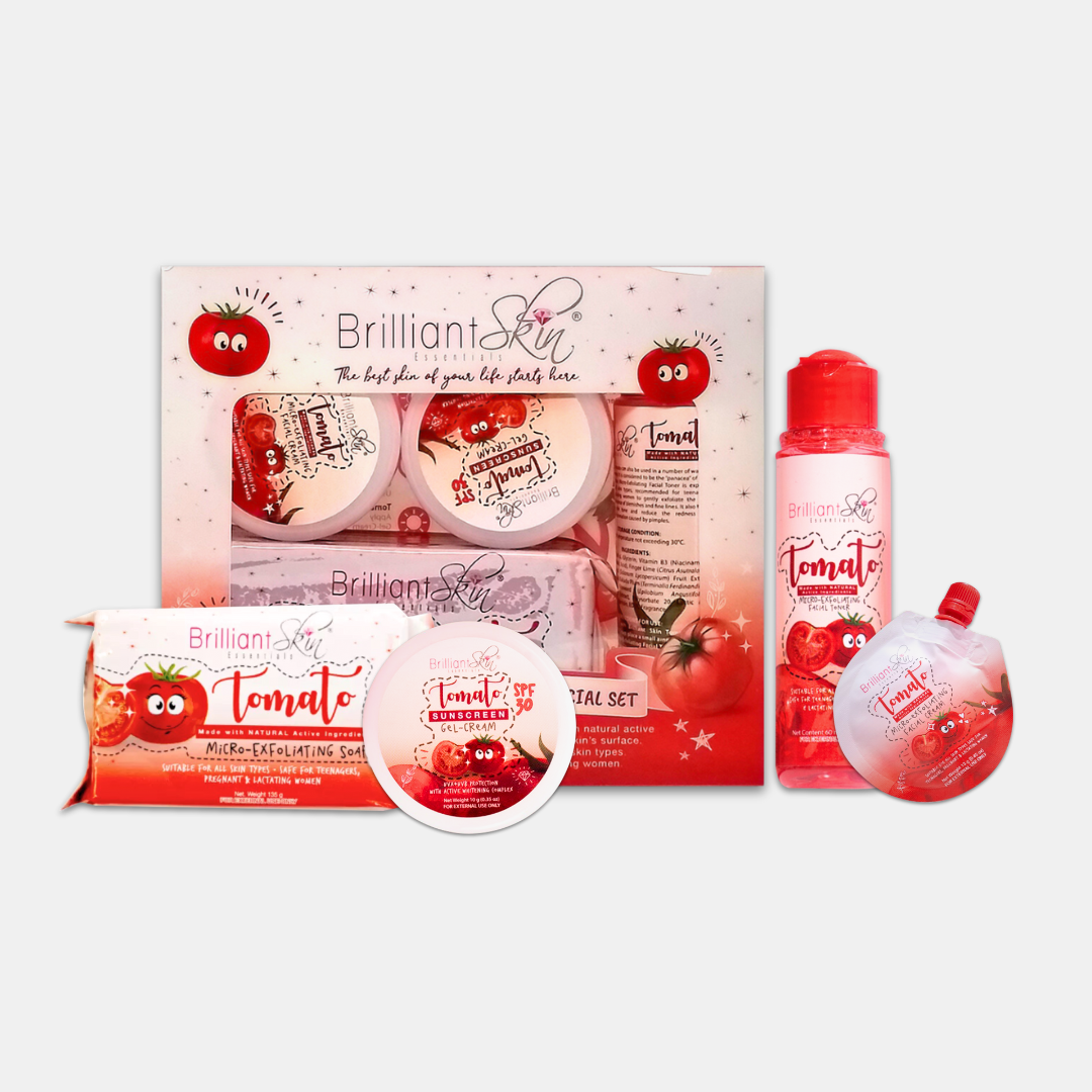 Brilliant Skin Essentials Tomato Facial Set