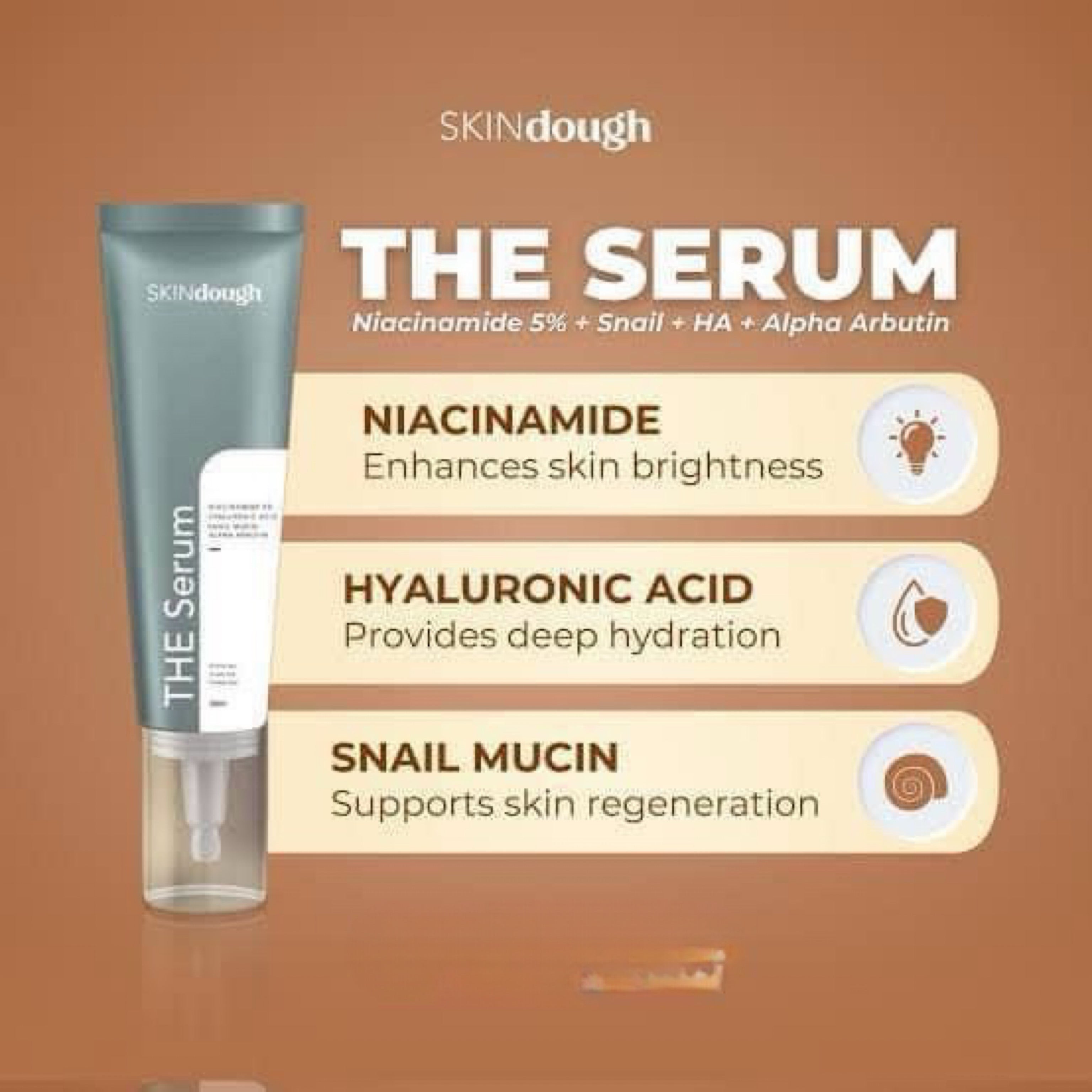 SKINDough Jenela Bundle: Face Wash, Serum & Moisturizer