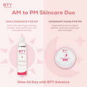 BTY ADVANCE DAILY RADIANCE Body Lotion with SPF 45 - Hydrating & Nourishing Lotion with Aloe Vera Extract & Shea Butter - 250 mL