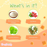 Freshies MELON Milk Collagen Drink by Juju Glow, 10 Sachets