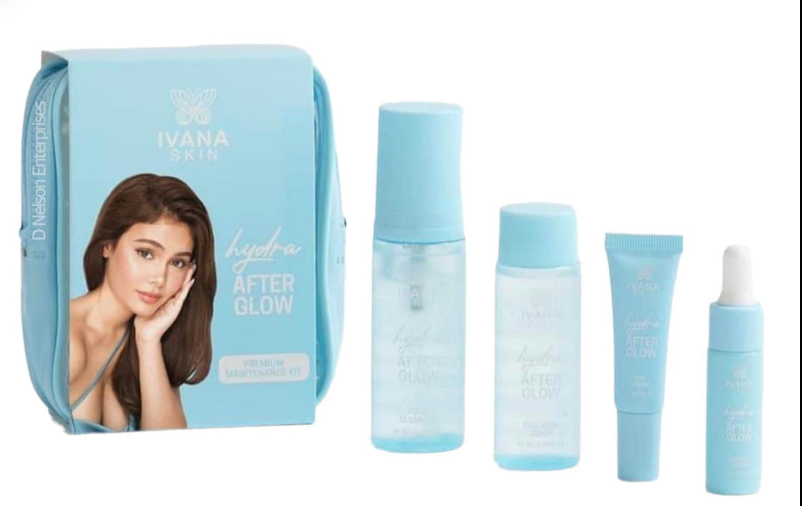 IVANA SKIN Rejuvenating Glow Kit & Hydra After Glow Maintenance Bundle