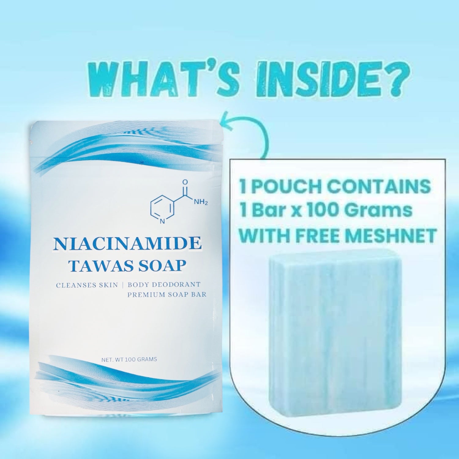 Niacinamide Tawas Soap - 100g