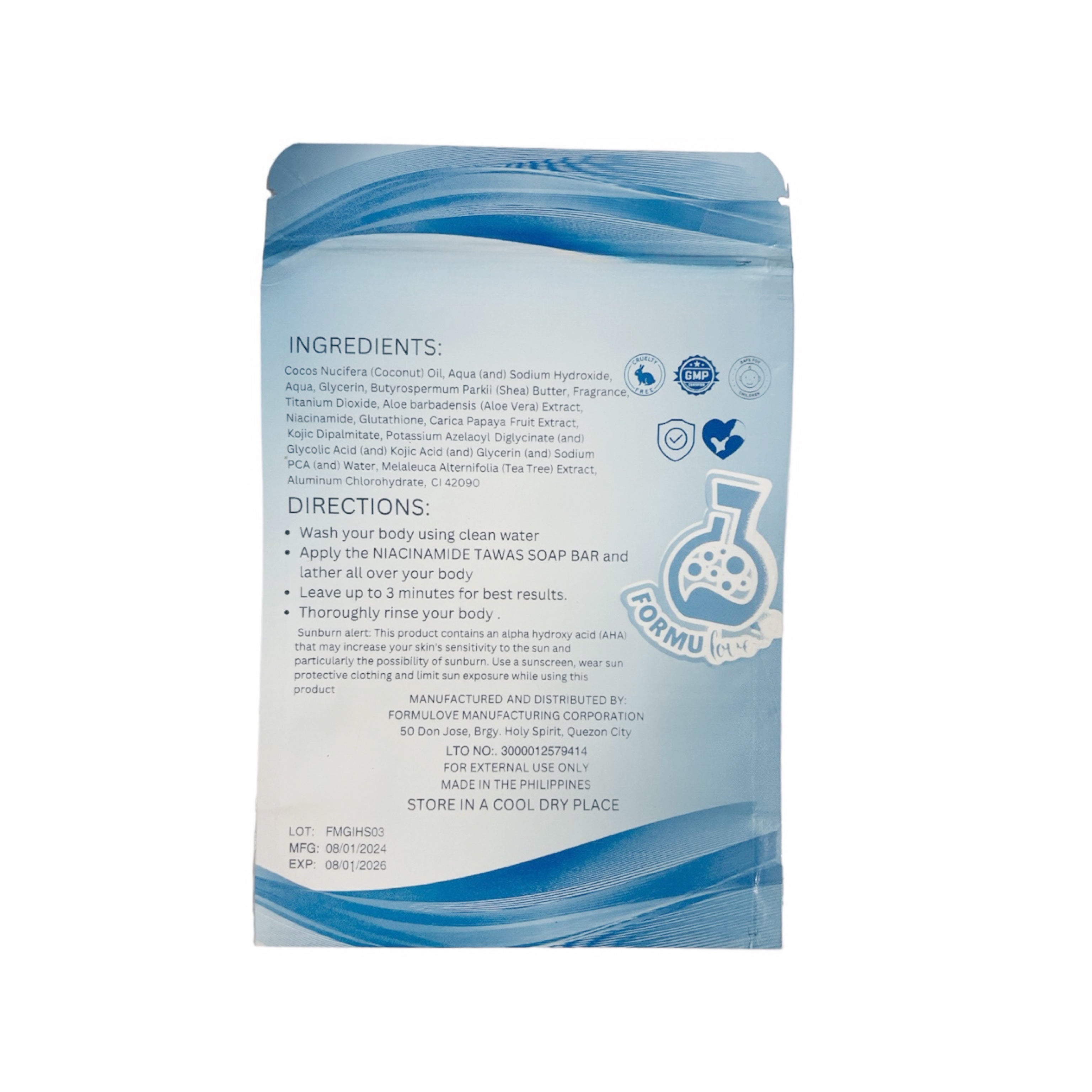 Niacinamide Tawas Soap - 100g