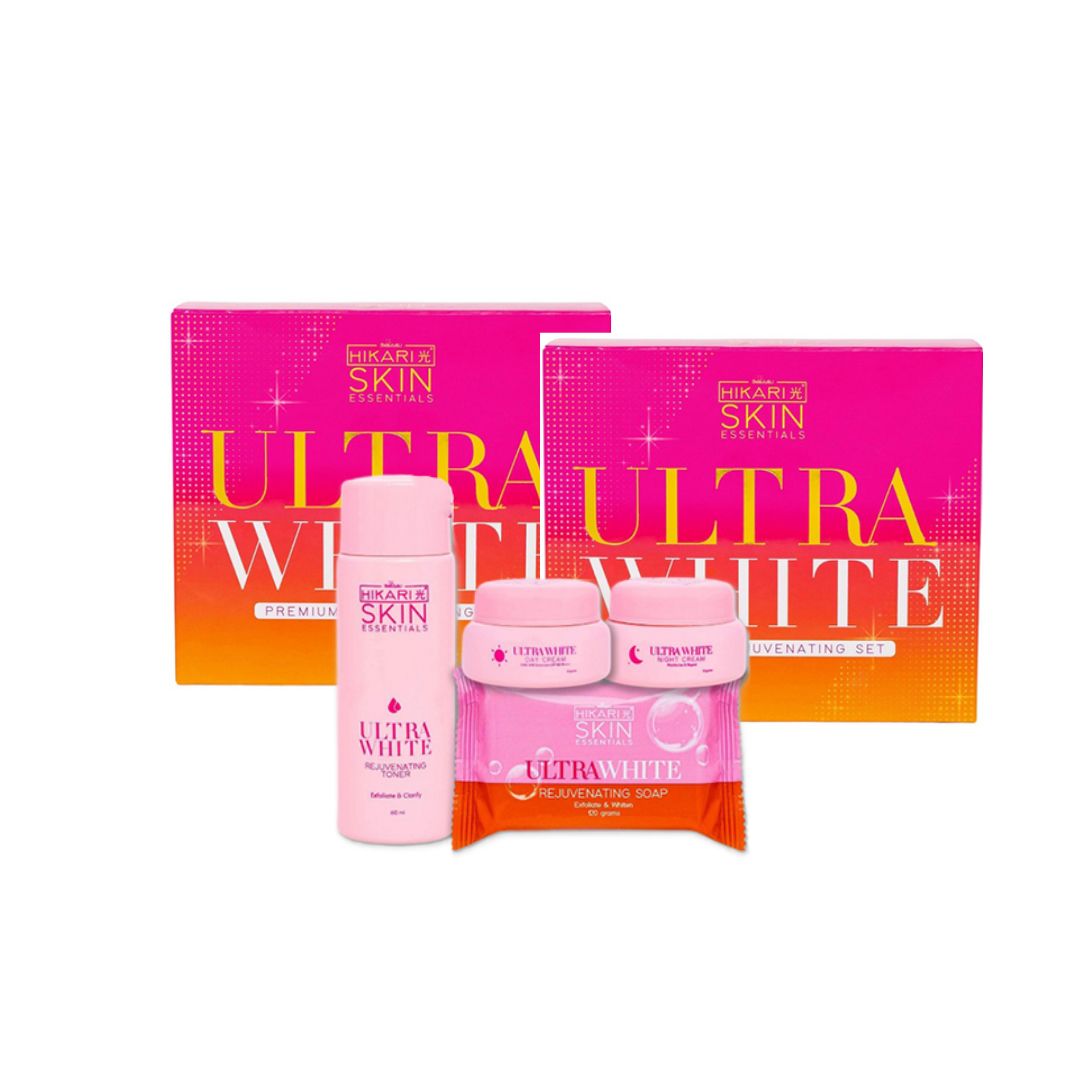 2 sets Hikari Skin Essentials Ultra White Premium Rejuvenating Set
