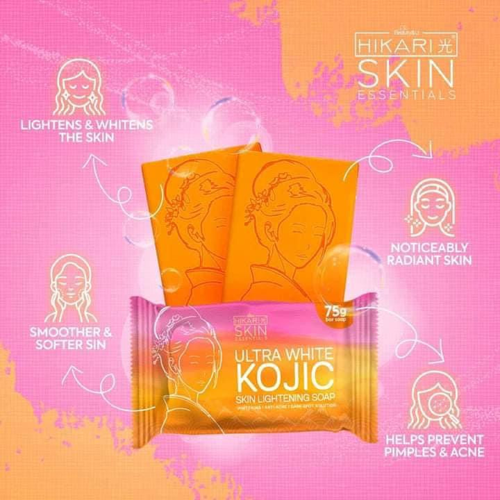 Hikari光 Skin Essentials Ultra White Skin Lightening Soap, 75g each