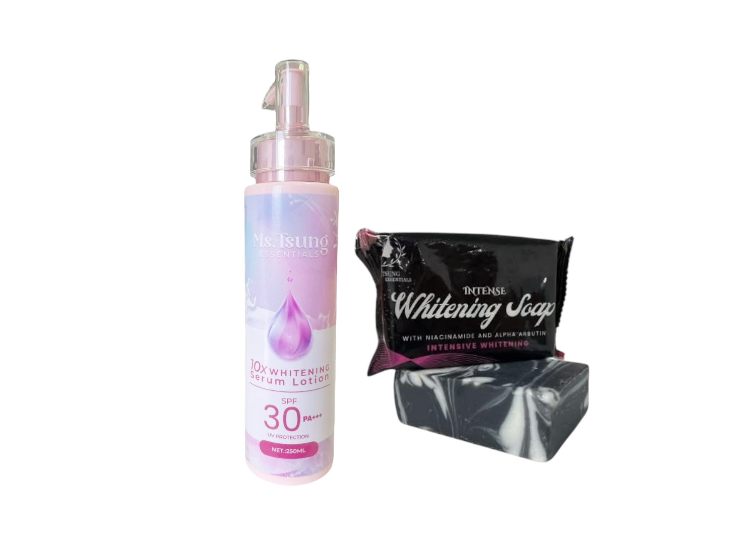 Ms. Tsung Essentials Serum Lotion & Intense Whitening Soap