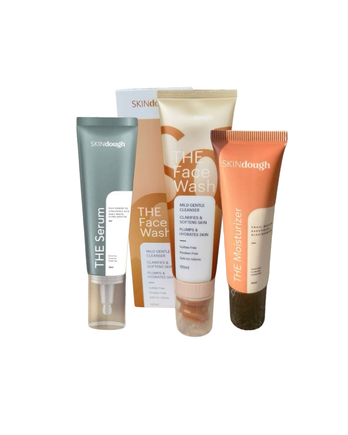 SKINDough Jenela Bundle: Face Wash, Serum & Moisturizer