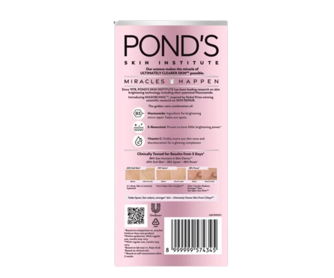 Pond's Bright Miracle Day Serum with NIASORCINOL - 30g