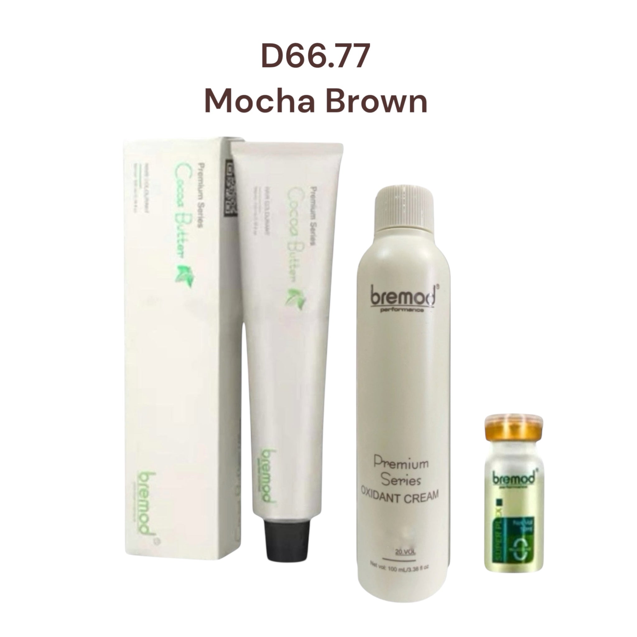 Bremod Premium Series Mocha Brown Hair Color Set