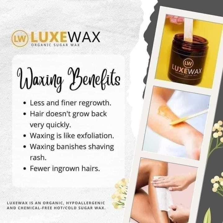 LuxeWax Organic Sugar Wax + SCT Sunflower Oil