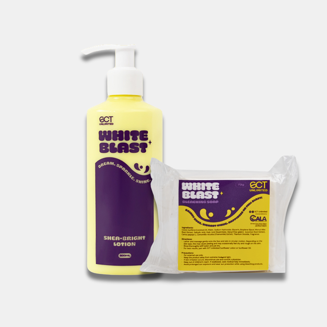 SCT Unlimited White Blast Shea - Bright Body Lotion & 1 Bar White Blast Soap
