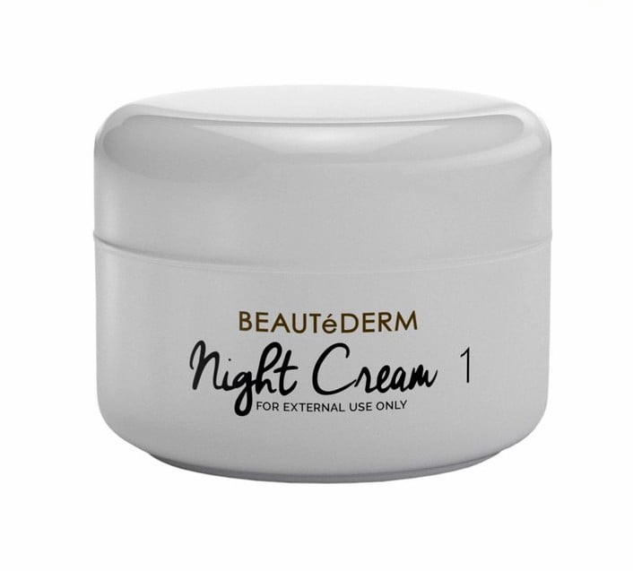 BEAUTEDERM Night Cream #1 20g hydrating skin care formula for overnight nourishment