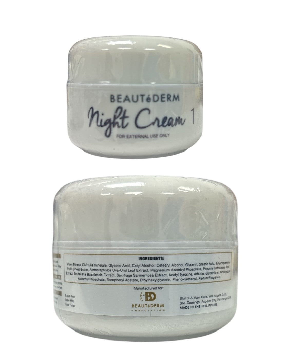 BEAUTEDERM Night Cream #1 20g hydration boost for refreshed skin overnight