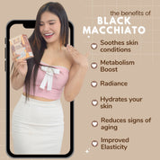 Premium instant coffee Hot Babe Black Macchiato 10 sachets