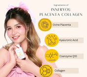 BMRS Beauty Essentials Inner You Placenta Collagen Food Supplement 250mg 120 Tablets suitable for men and women