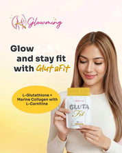 Cris Cosmetics Glowming GLUTA Fit 1000 mg Formula with L-Carnitine and Collagen for body wellness
