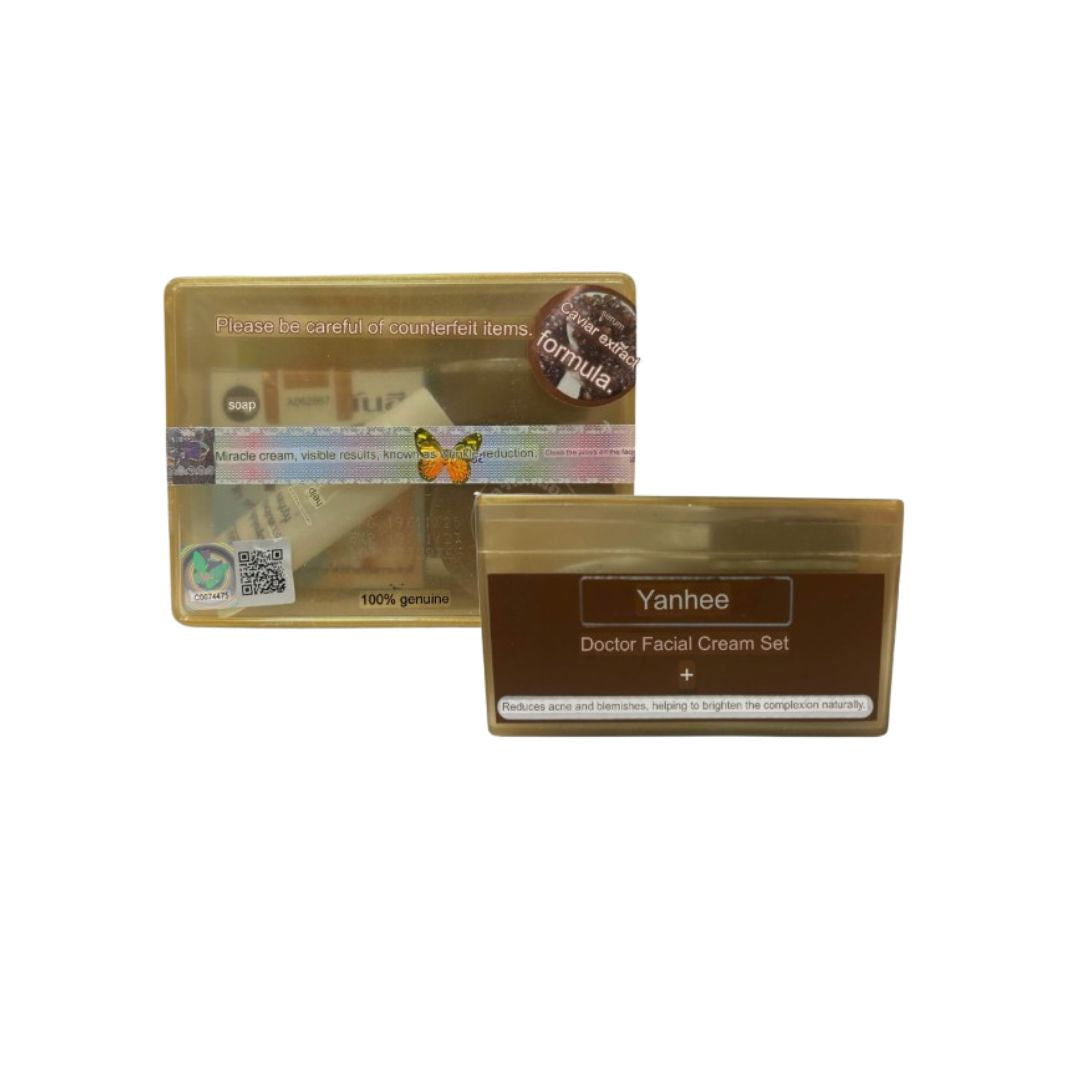 Dr. Yanhee Gold Caviar Facial Cream Set with Serum & Soa…