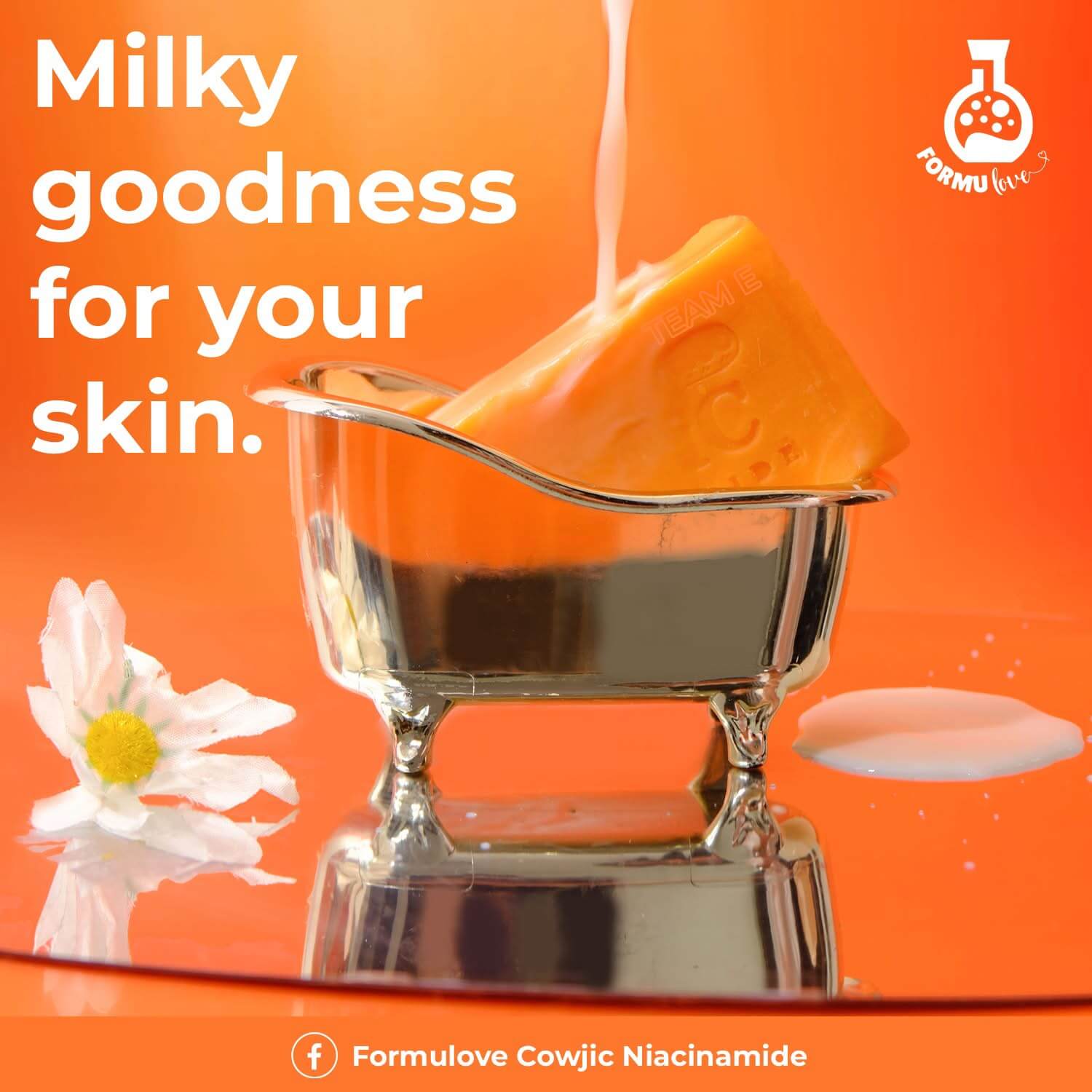 Cowjic Niacinamide Soap for a Fresh & Revitalized Skin Feel