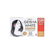Geisha White Scar and Blemish Intense Skin Cleansing Bar 3x65g for deep cleansing