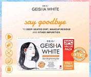 Geisha White Scar and Blemish Intense Skin Cleansing Bar 3x65g refreshing bath soap