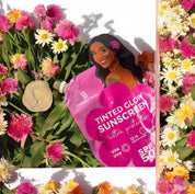 Habibi Skin Tinted Glow Sunscreen blends evenly into skin