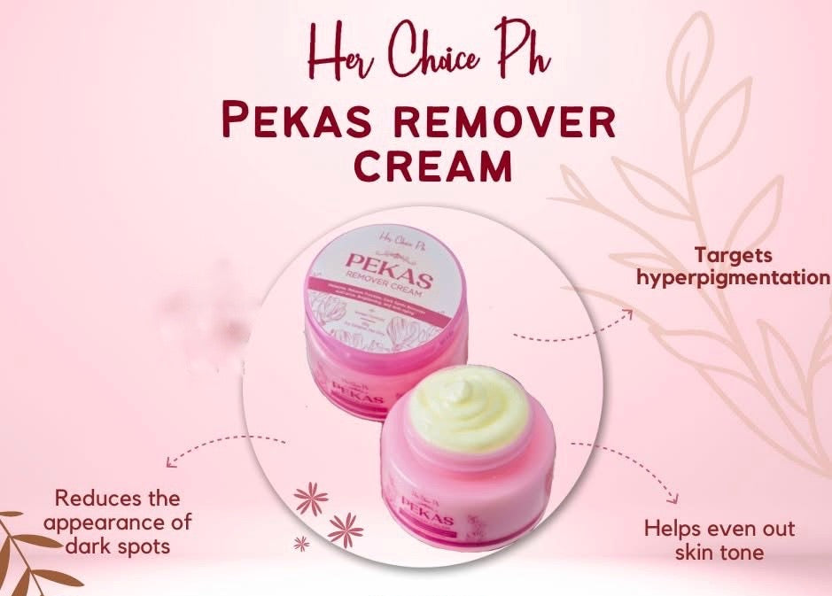 Her Choice PH Set P Intensive Soap, PEKAS Cream and Sun Shield SPF50 broad SPF50 sun defense