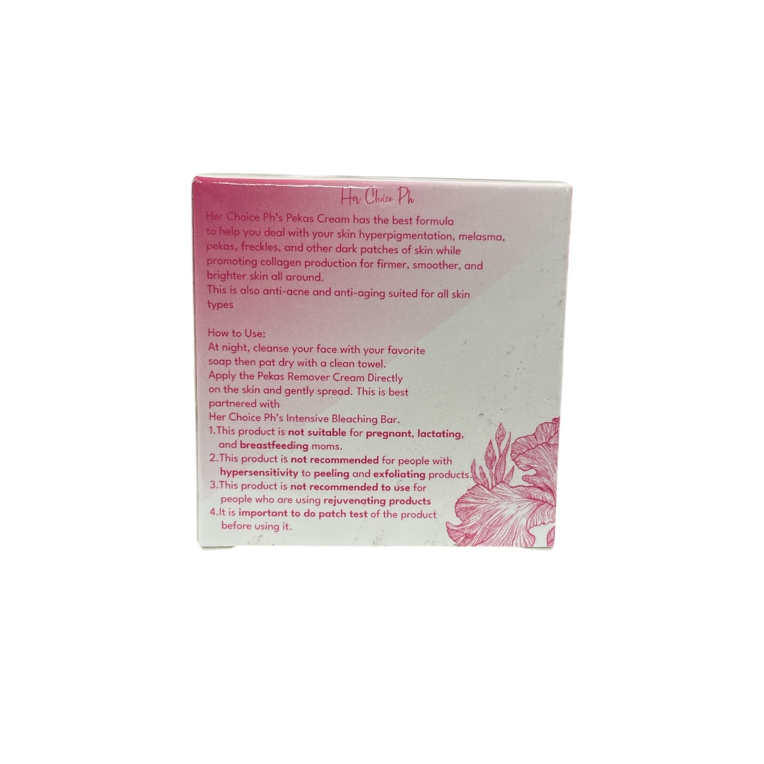 Her Choice PH Set P Intensive Soap, PEKAS Cream and Sun Shield SPF50 helps support smoother skin