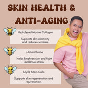 Hubby Bee Fit 16 in 1 Coffee - 18g x 10 Sachets | Premium Coffee Blend Infused with Natural Ingredients for Health and Vitality