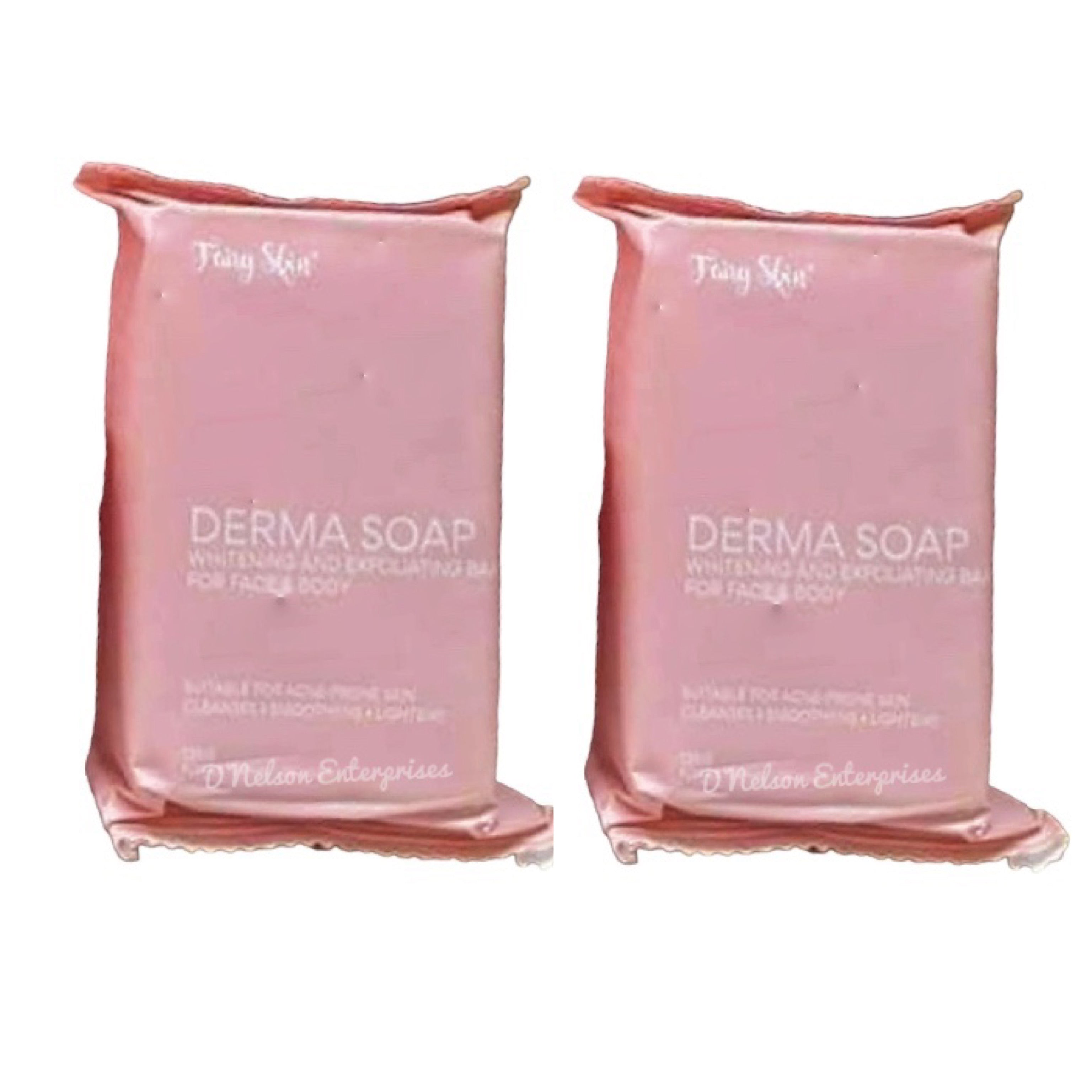 2 Bars Fairy Skin DERMA Soap -EXPIRES SEP 2025