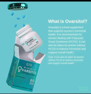 KAT MELENDEZ OVARSITOL Women’s Hormone Balance Supplement | Myo-Inositol + Magnesium + Acetyl L-Carnitine + Chromium | Supports Hormonal Health, Fertility & Metabolism | 60 Capsules