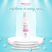 Keisha White Skin Naturals Milky Gluta Tawas Deo Spray provides long-lasting freshness with a smooth, gentle feel.