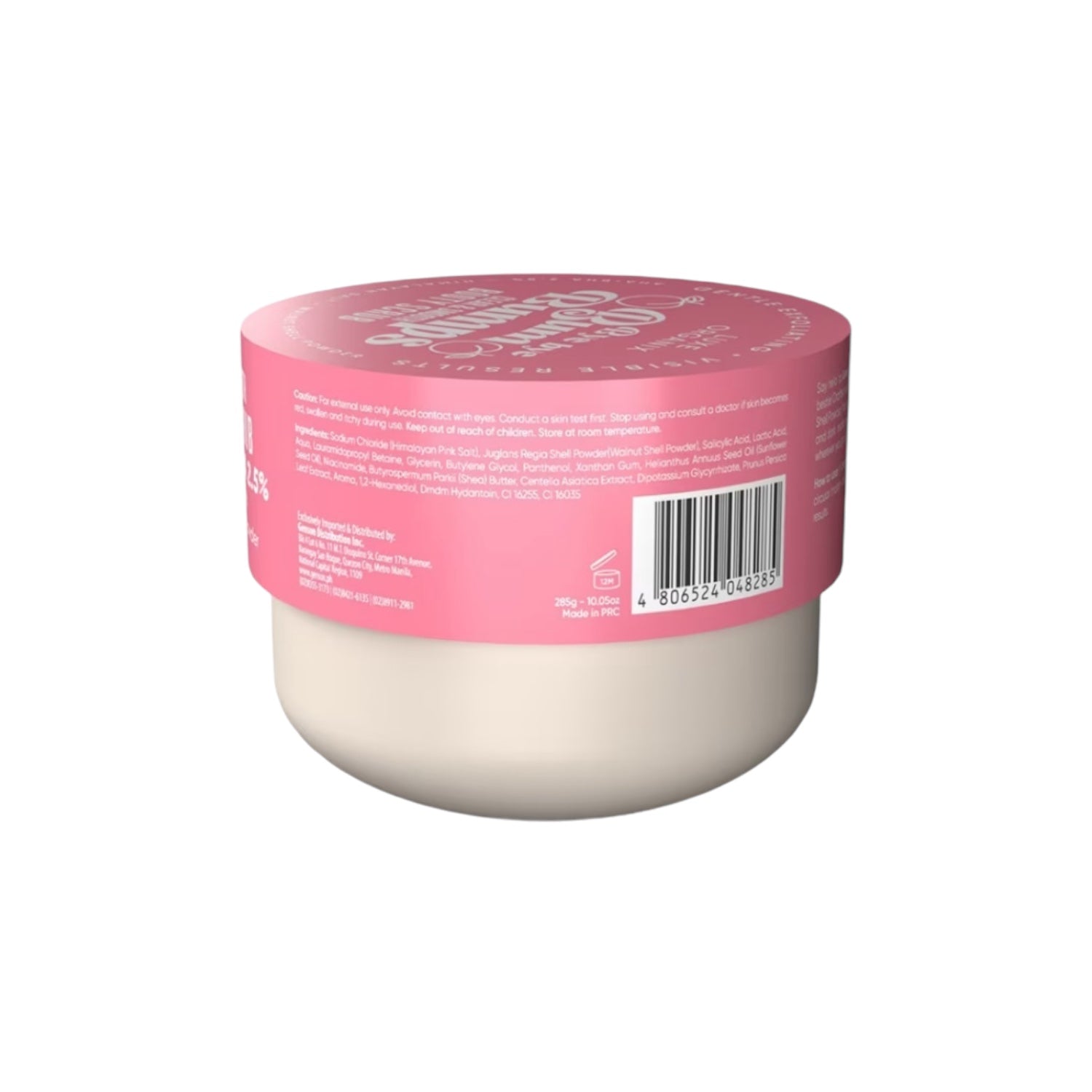 Luxe Organix Bye Bye Bum Bumps Scrub leaves skin soft to the touch