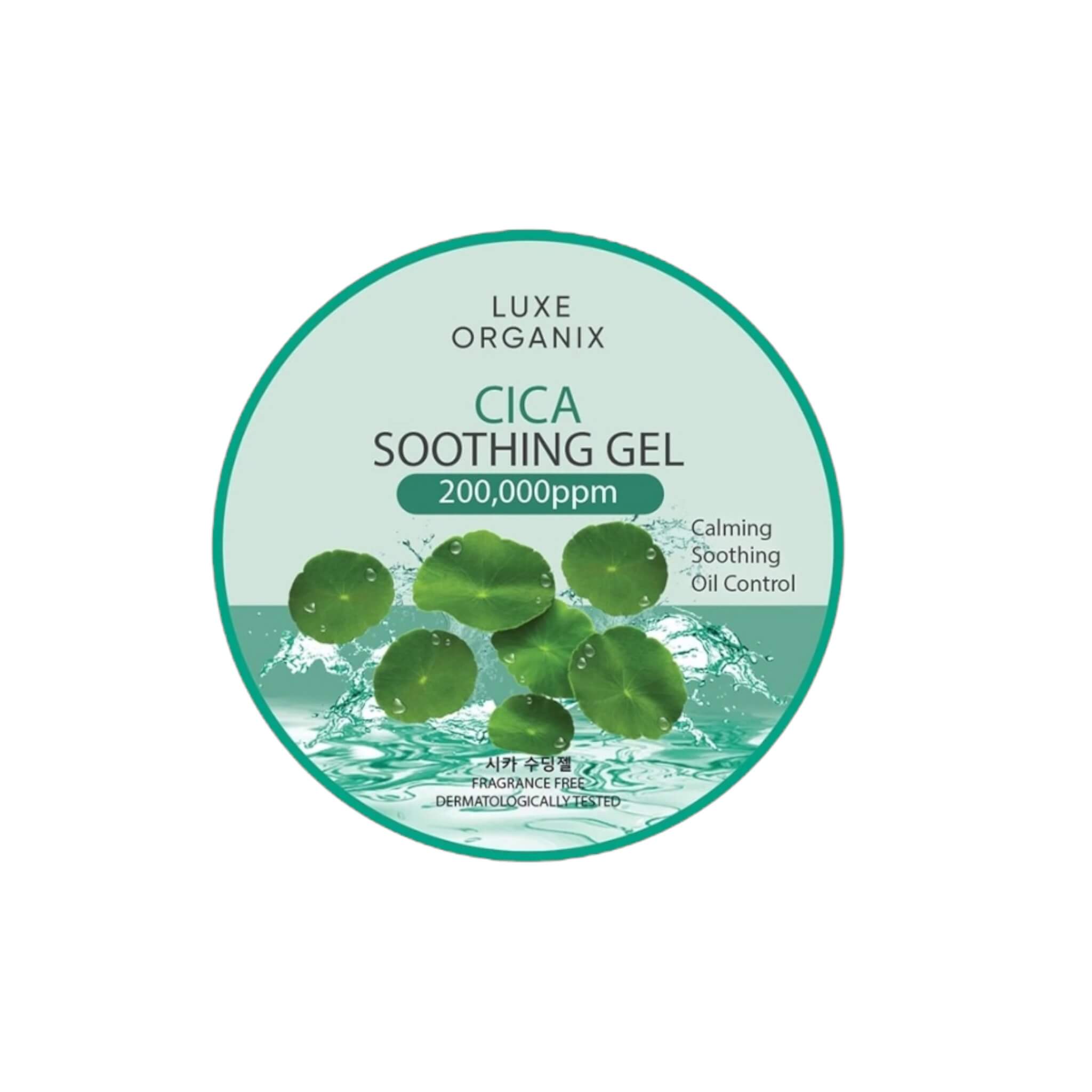 LUXE ORGANIX Cica Soothing Gel 300ml for sensitive skin
