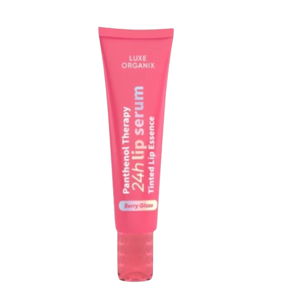 Luxe Organix Panthenol Therapy Lip Serum Berry Glaze 10g gives a glossy lip look