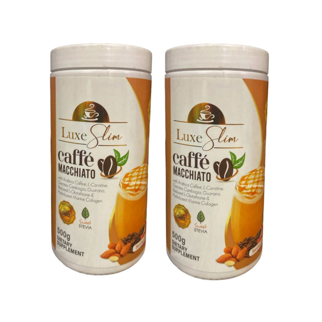 Luxe Slim - Caffe Macchiato - 500g - Half Kilo Canister - BIG SIZE – Sukli  - Filipino Grocery Online USA