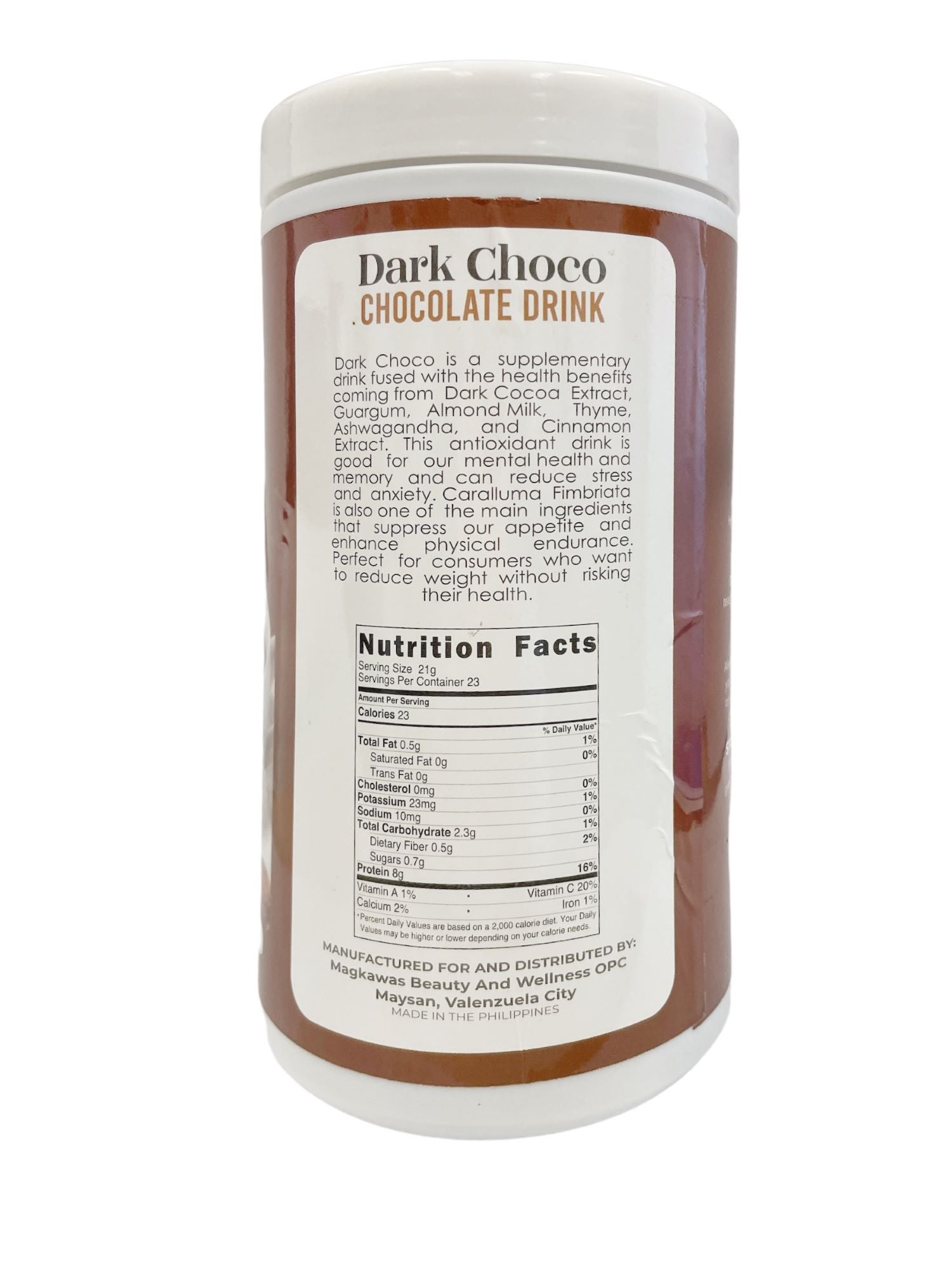 Luxe Slim Half Kilo Dark Choco Chocolate Drink