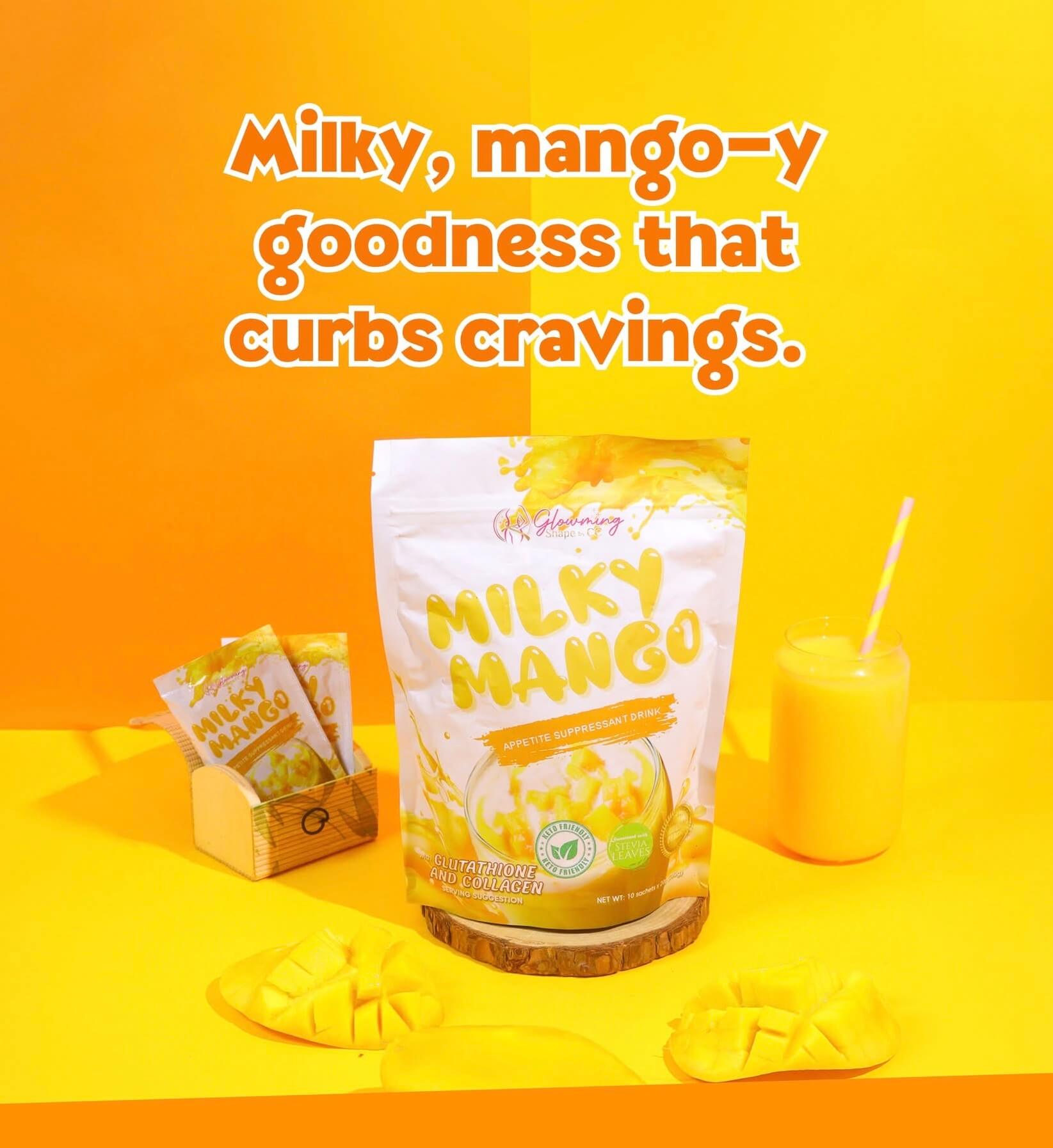 Milky Mango Glutathione & Collagen Drink by Cris Cosmetics - Skin Hydration & Radiance Boost (10x Sachets)