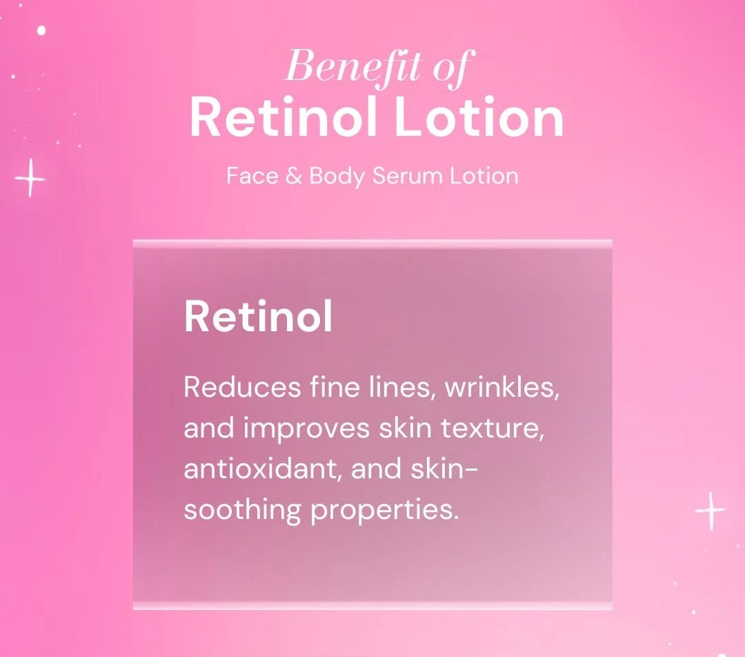 Ms. Tsung Essentials Retinol Face & Body Serum Lotion