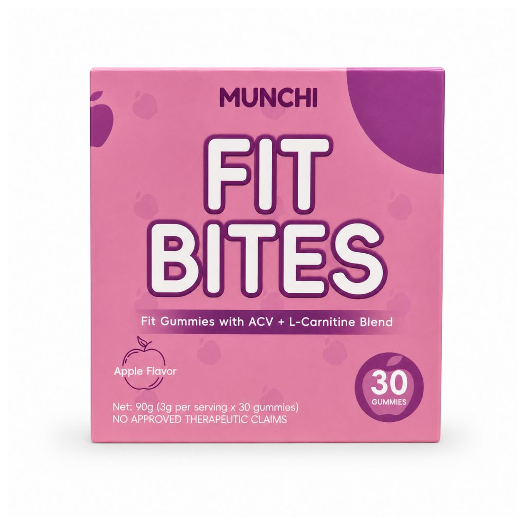l carnitine gummies MUNCHI Fit Bites Apple ايسنس مضاد للتجاعيد Vitamin B12 drops for Size:1g - $33.72