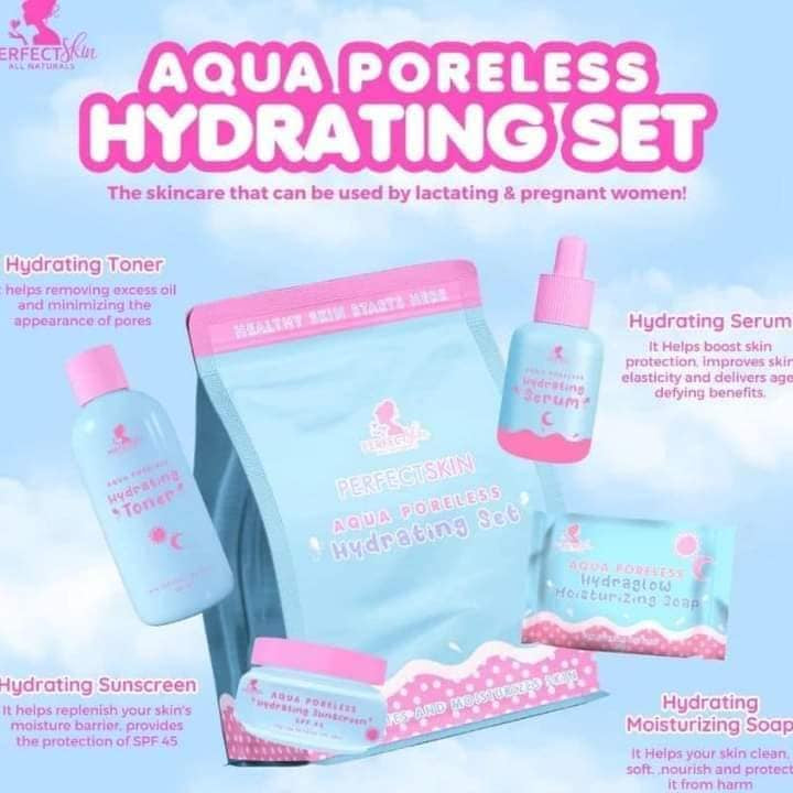 Complete Perfect Skin Aqua skincare set for daily hydration