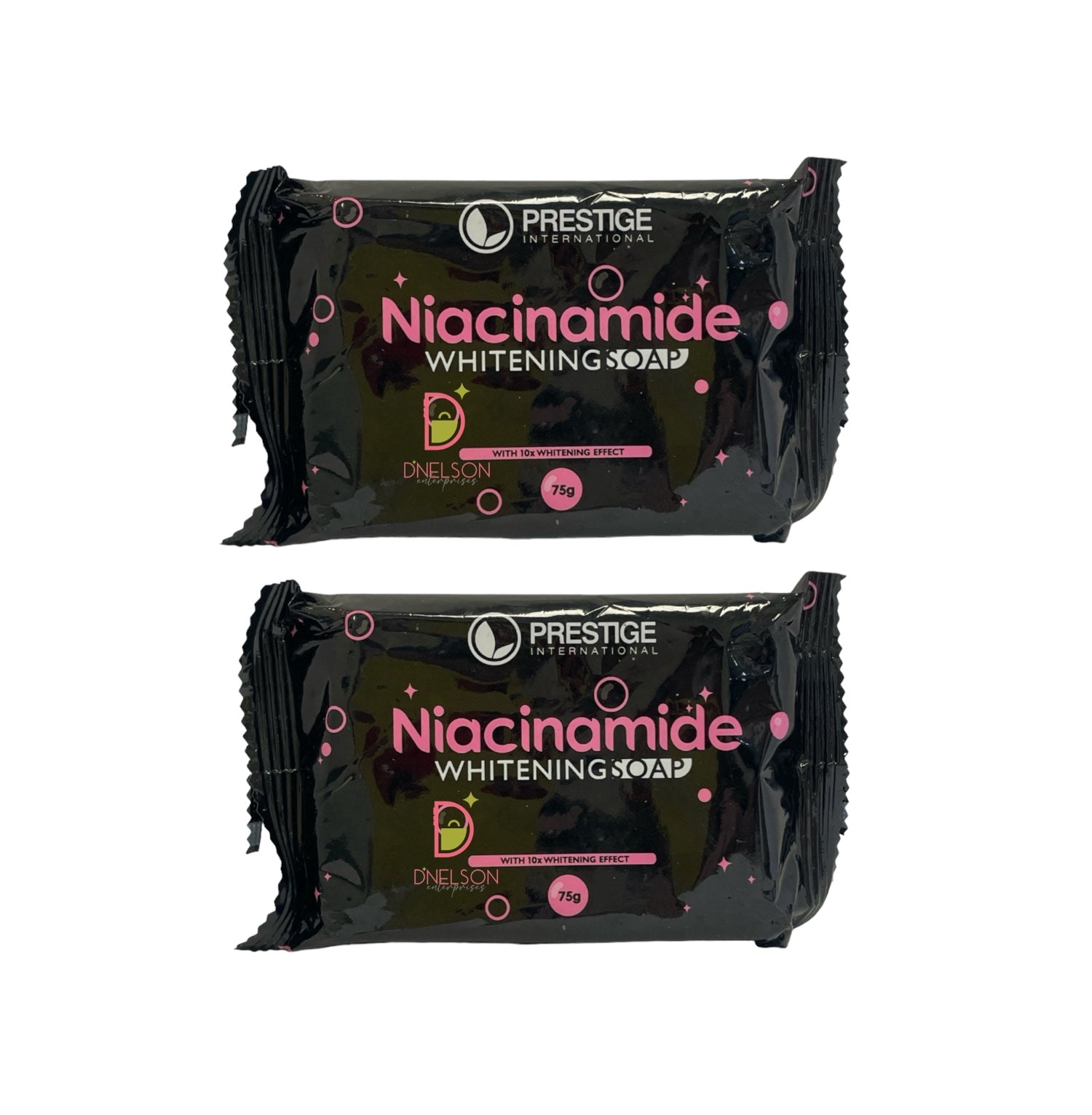 Prestige International Niacinamide  Whitening Soap, 75g x 2 Bars